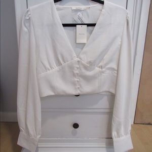 white Button Up blouse